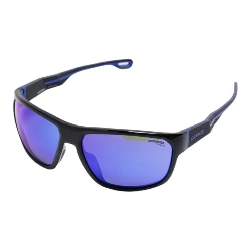 CARRERA Ацетат Прямоугольные Солнцезащитные очки Мужские Черные