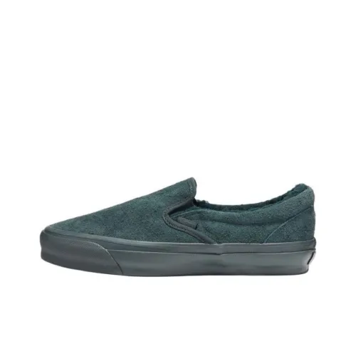 Vans Slip On Series Скейтборд Кроссовки Низкие Зеленые Унисекс