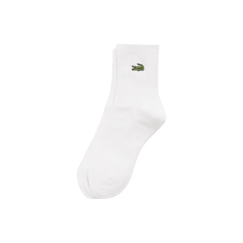 LACOSTE 1 шт Белые Женские Носки MID до икры