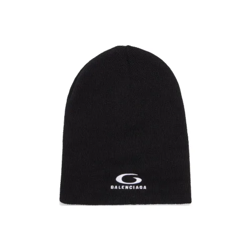 Balenciaga Cotton Beanies Men's Black
