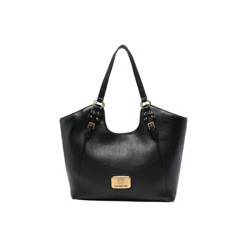 LOVE MOSCHINO ПУ (полиуретан) Сумка-тоут Сумка для покупок Сумка Сумка через плечо Женская Черная