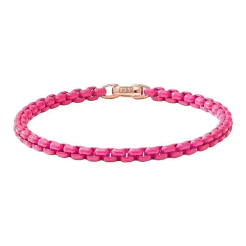David Yurman Браслеты из нержавеющей стали Женские Розовые