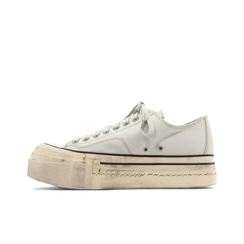 Visvim Skagway Повседневный Низкий Топ Белый Мужской