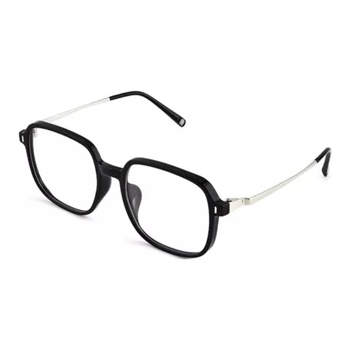 CHARMANT TR Памятный пластик Сплав TR90 Квадратные Оправы для очков Унисекс Черный Серебряный