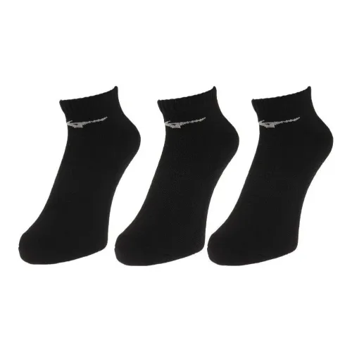Mizuno 3 Pack Мужские Черные Носки
