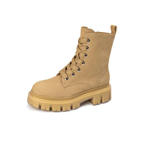 NAUTICA Crew Martin Boot Женские Earth Желтый