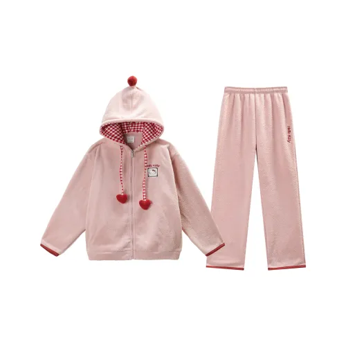 GUKOO Hello Kitty Оранжево-розовый Женские Пижамные комплекты