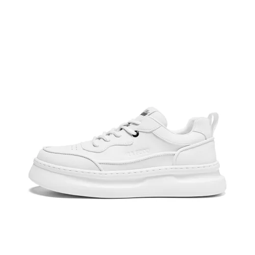 HLA Slip-on Resistant Low-Top Скейтборд Кроссовки Мужские Белые