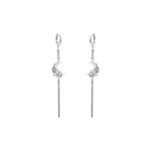 KING OF BLING Сплав Искусственный Халцедон Серьги Женские Год Змеи Удачи