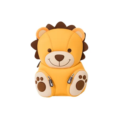 NOHOO Ткань Рюкзак Обычный Детский Желтый Лев Оранжевый Тигр Pink Bear