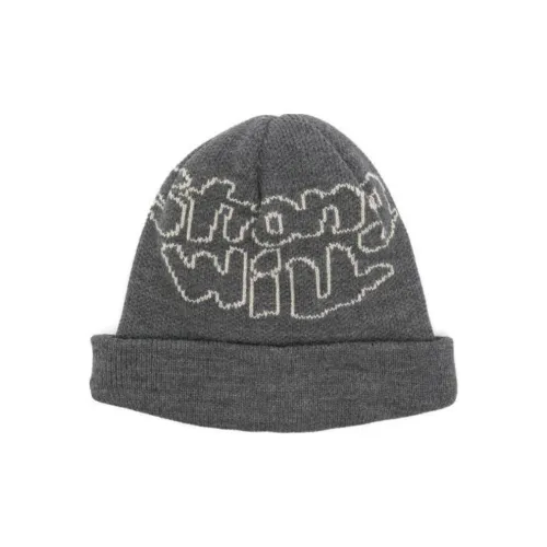 COMME DES GARCONS SHIRT Акриловое волокно Шапки-бини Мужской Средний серый