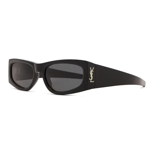 SAINT LAURENT Ацетат Нерегулярная форма Солнцезащитные очки Женские Черный