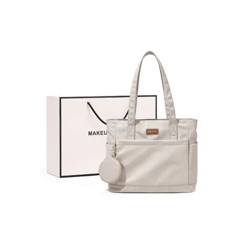 MAKEUP KITTEN Нейлоновая ткань синтетическая кожа сумка-тоут сумка для покупок сумка через плечо женская хаки черный