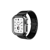 Черный ремешок + черный защитный чехол