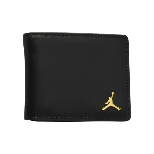 Jordan Leather Wallet Men's Black