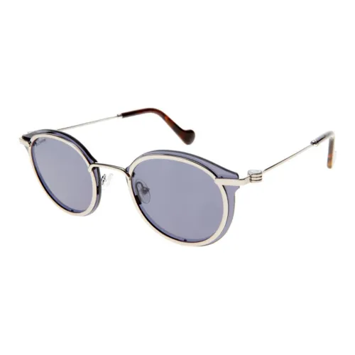 Moncler Металл Нерегулярная форма Солнцезащитные очки Унисекс Серебряный