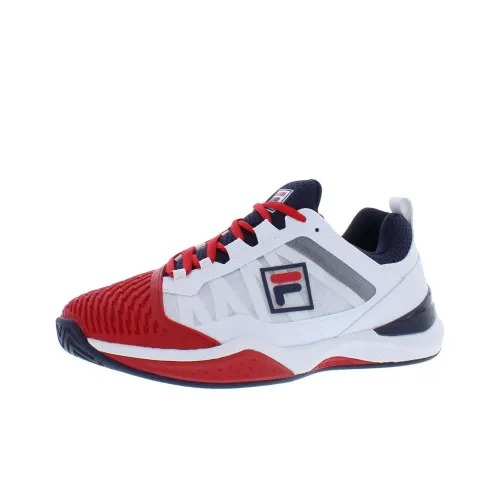 FILA Speedserve Energized Low Топ Кроссовки для тенниса Мужские Белые Красные