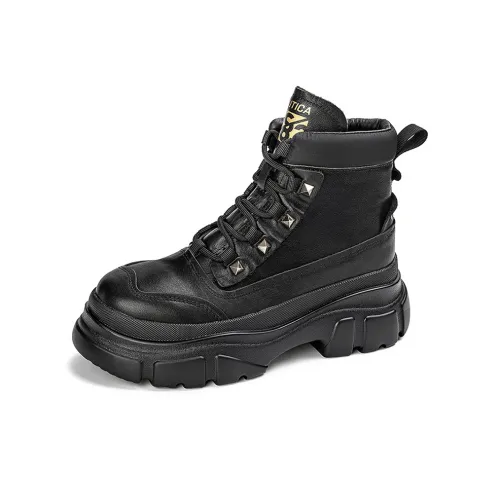 NAUTICA Короткий Мартин Ботинок Женские Черный