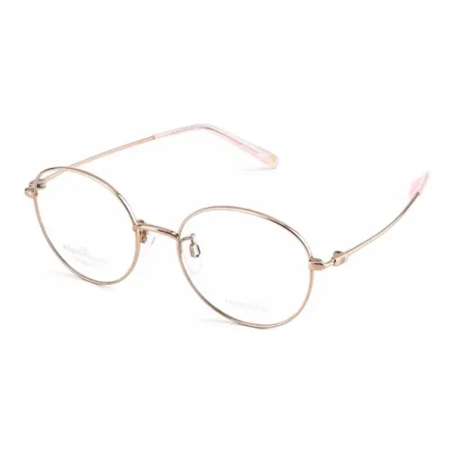 CHARMANT Титановый сплав β-титан Круглые Оправы для очков Унисекс Розовое золото