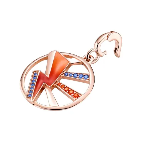 Pandora Кристалл Сплав Циркон Подвески Женские Многоцветный