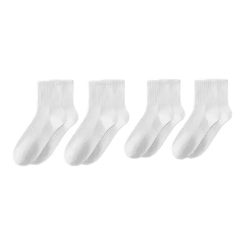 Cheekkiss Носки до колена Мужские упаковка из 4 штук белые