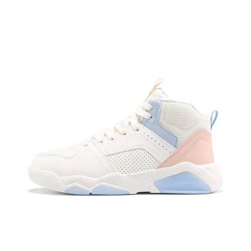 361° Термические противоскользящие высокие кроссовки для скейтбординга женские белые синие и розовые