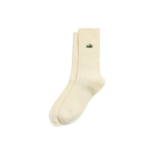 LACOSTE 1 шт Белые Женские Носки MID до икры