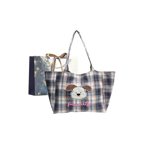 Iman's House Холст Сумка через плечо Женская Синий Кофейный