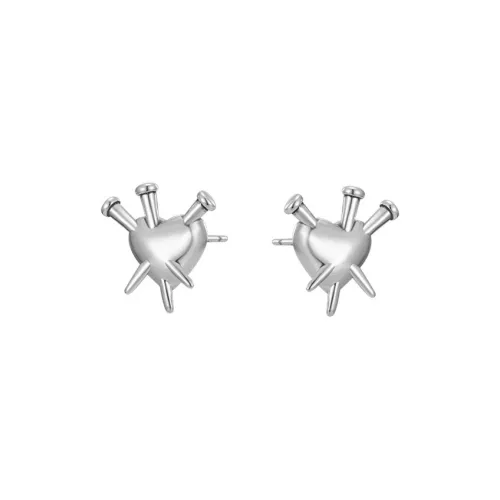 KING OF BLING Сплав Серьги-гвоздики Унисекс Удачи