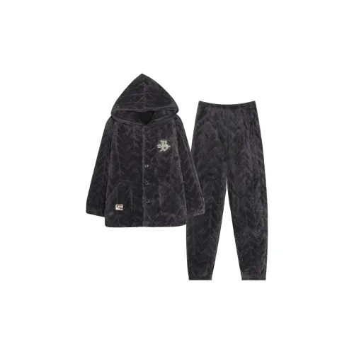 WANANNI Пижамный комплект Мужской Темно-серый