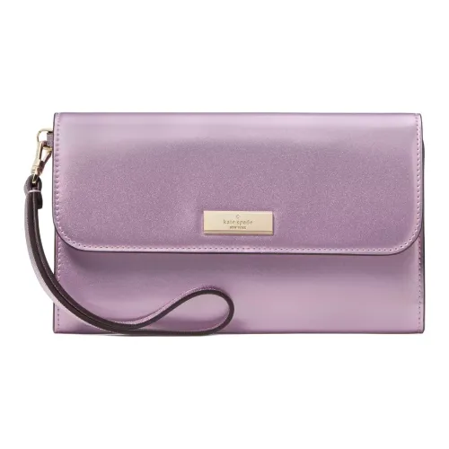 Kate Spade Лакированная кожа Кошелек Средний Женский Кварц Розовый