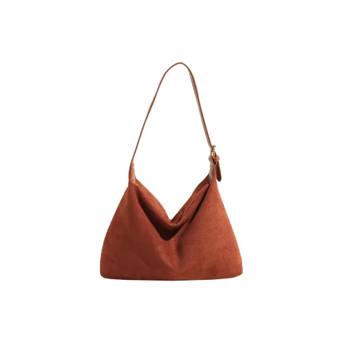 JIANMU Замша Сумка через плечо Стандартная Женская Коричневая Бордовая Черная Кофейная