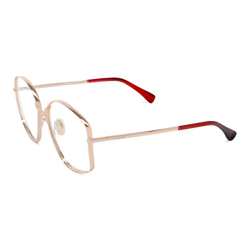 'S MAX MARA Металл Нерегулярная форма Оправы для очков Унисекс Розово-золотой