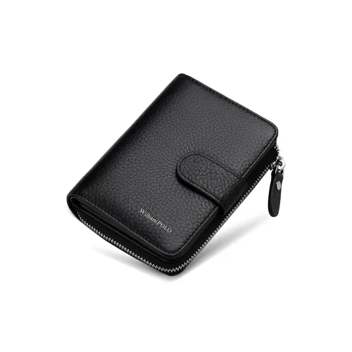 WilliamPOLO Кошелек из коровьей кожи мужской многоцветный