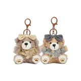 Печенье, Медвежонок, Свитер, Позиционирование стиля - Синий, Коричневый, Комплект для пары