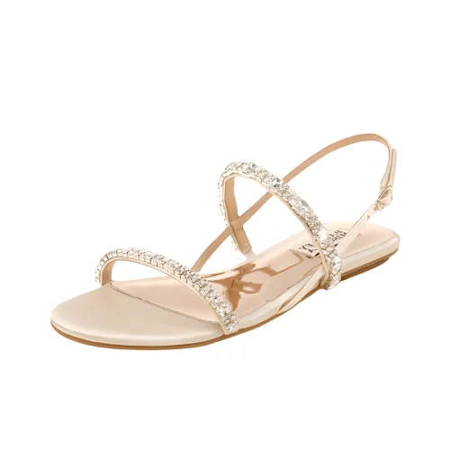 Badgley Mischka Zandra one Ремень Сандалии Женские Бежевый