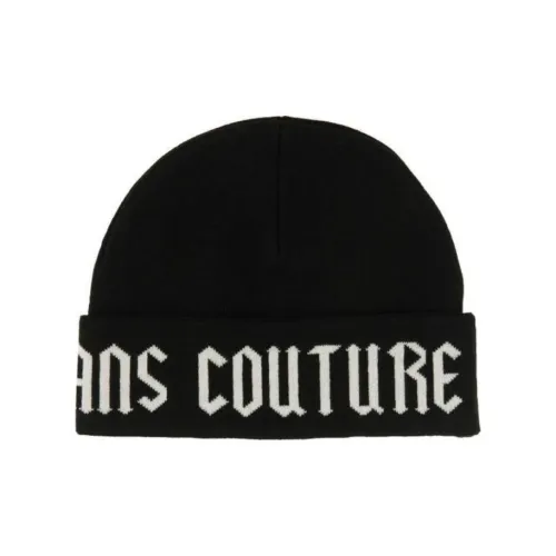 VERSACE JEANS COUTURE Смесовая шерсть Шапки-бини Унисекс Черный