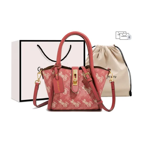 CentarlKatty ПУ (полиуретан) Корзинка-Сумка Одно Плечо Сумка Стандартная Женская Арбузно-Красный