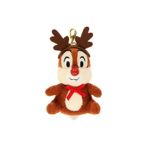 Disney 2024 Рождество Микки Маус и Друзья Выпуск Акционера Куклы Чип Плюшевый Подвеска Трубы Высокие