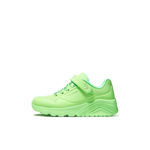 Skechers Kids Shock Absorbers Устойчивые к истиранию Низкие Топы Детские Беговые Кроссовки Мятно-зеленый Детский