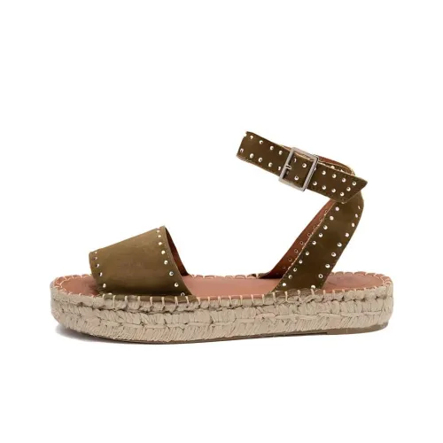 ALOHAS One Ремешок Сандалии 3 см Женские Зеленые