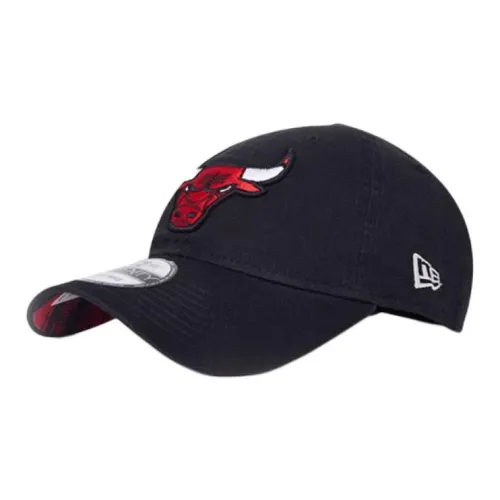 New Era Хлопковые кепки унисекс черные