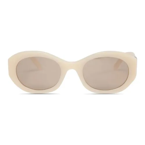 GIVENCHY Ацетат Полиамид OVAL SUNGLASSES Женские Бежевый