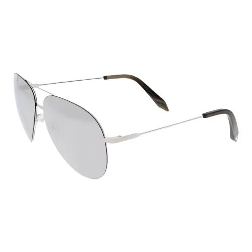 VICTORIA BECKHAM Aviator Солнцезащитные очки Унисекс Серебряный