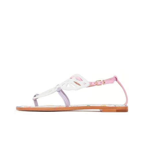 SOPHIA WEBSTER Butterfly One Strap Sandals Женские Белые Фиолетовые Розовые