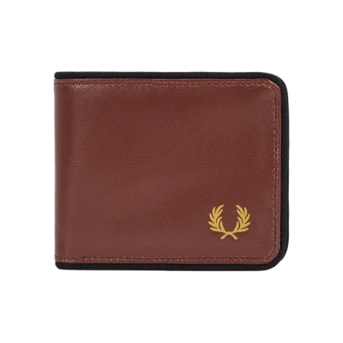 FRED PERRY Полиэстер Кошелек Мужской Whiskey Коричневый