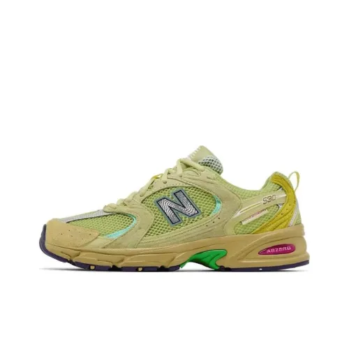 New Balance NB 530 Беговые кроссовки Низкий топ Зеленый Унисекс