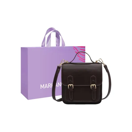 MARKANGARO ПУ (полиуретан) UNIFORM Сумка Ручная сумка Сумка через плечо Рюкзак Средний Женский Черный Кофейный