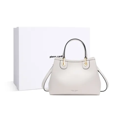 PIERRE CARDIN Коровья кожа Спилок Через плечо Сумка Женская Экрю Коричневый