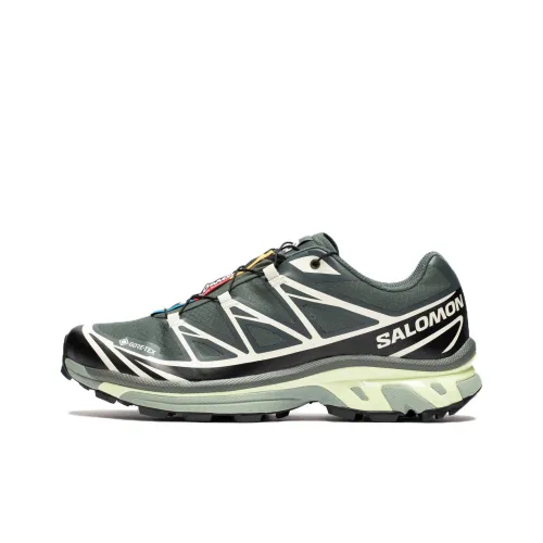 Salomon Collaboration XT 6 Беговые кроссовки Низкий топ Черный/Лайм Унисекс